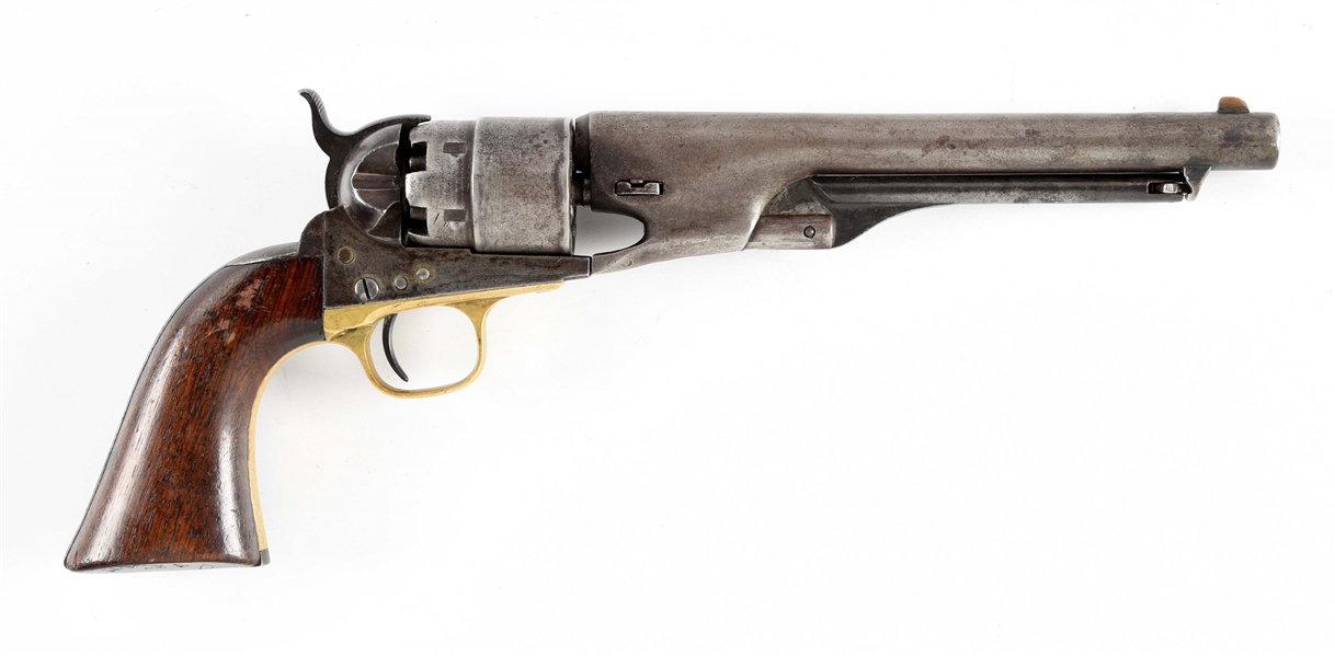 (A) COLT MODEL 1860 ARMY SINGLE ACTION PERCUSSION REVOLVER.