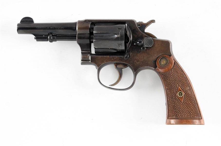 (C) SMITH & WESSON .32 HAND EJECTOR 3RD MODEL DOUBLE ACTION REVOLVER.