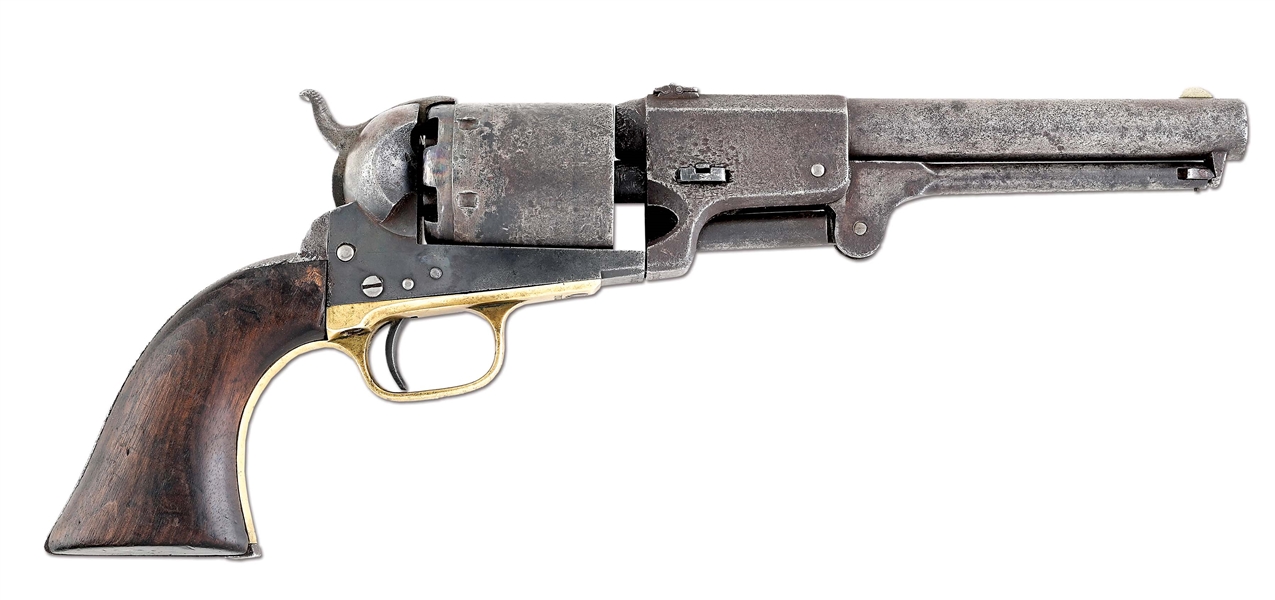 (A) EXTREMELY RARE CONFEDERATE "C.L. DRAGOONS" MARKED COLT THIRD MODEL DRAGOON.
