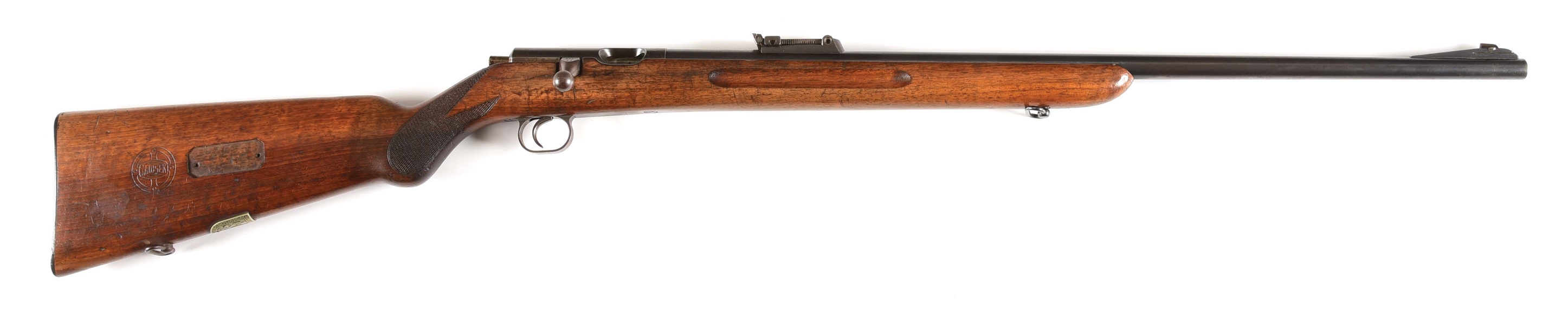(C) GERMAN PRE-WAR MAUSER MS420 .22 LR SPORTING RIFLE WITH 1934 LEIPZIG FEDERAL SHOOTING CLUB PLAQUE.