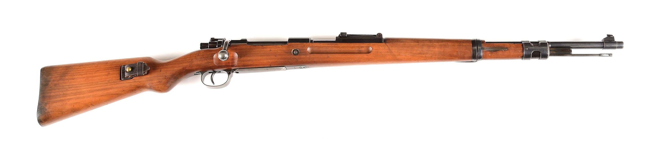 (C) EXCEEDINGLY SCARCE & HIGH CONDITION MAUSER BANNER "DEUTSCHE REICHSBAHN" MARKED STANDARD MODEL BOLT ACTION RIFLE.