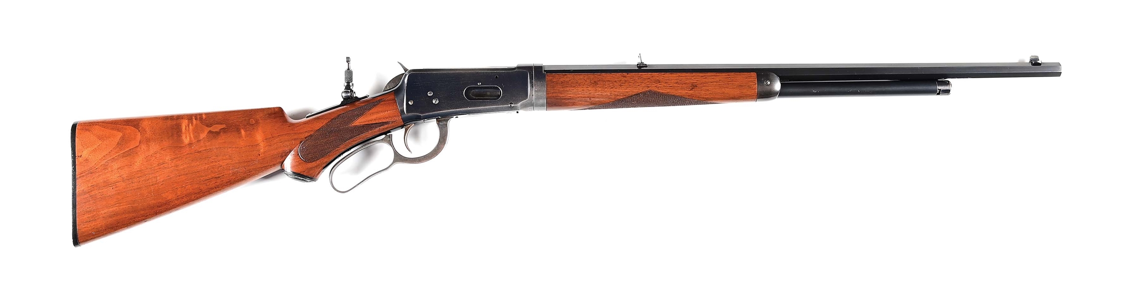 (C) VERY FINE SEMI-DELUXE WINCHESTER MODEL 1894 TAKEDOWN LIGHTWEIGHT LEVER ACTION RIFLE.