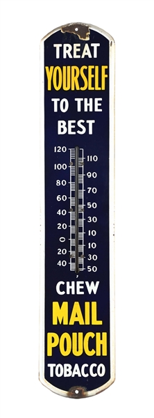 MAIL POUCH TOBACCO THERMOMETER.