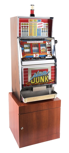 5¢ SLAM DUNK SLOT MACHINE.