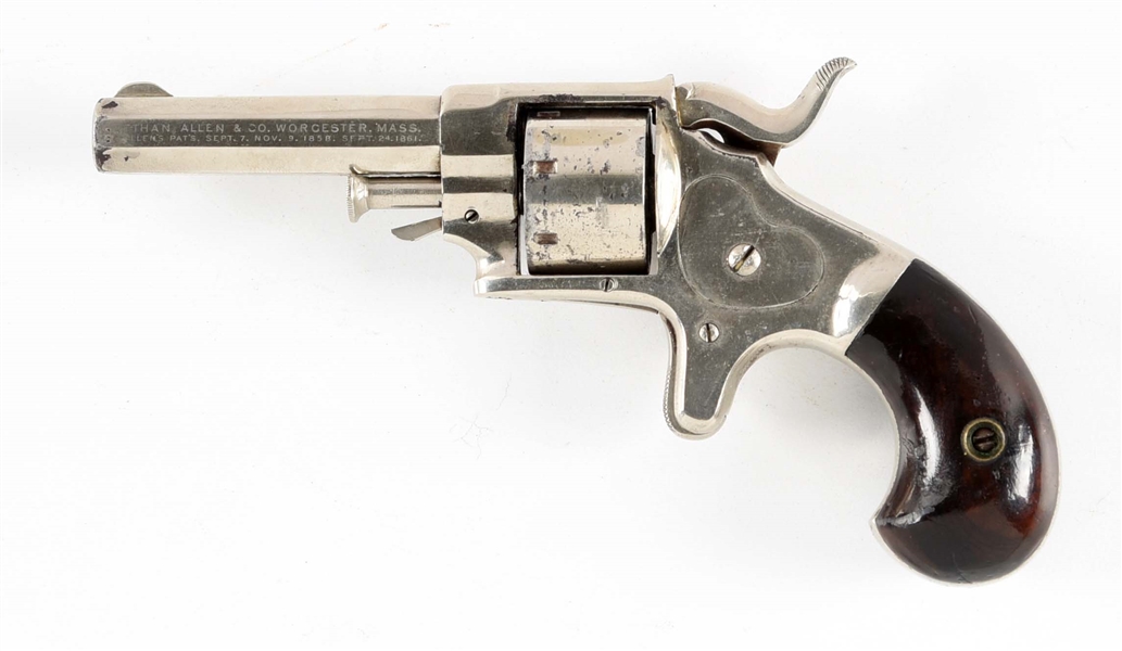 (C) CASED ETHAN ALLEN DERRINGER.