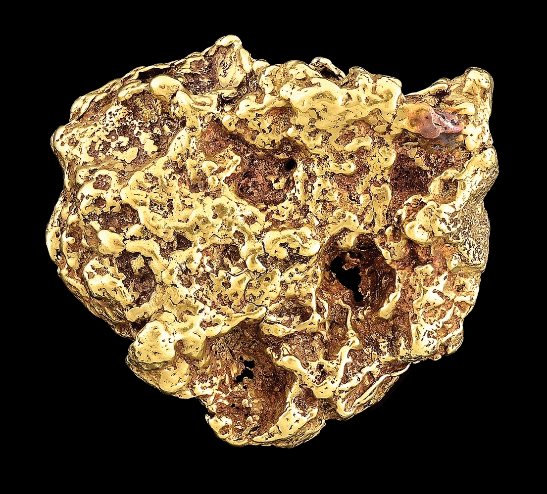 LARGE GOLD NUGGET 266 GRAMS.
