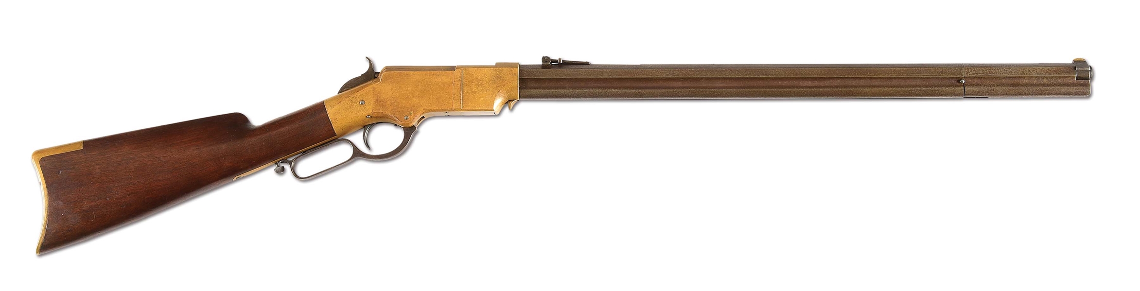 (A) FINE CIVIL WAR MARTIALLY INSPECTED NEW HAVEN ARMS HENRY MODEL 1860 LEVER ACTION RIFLE.