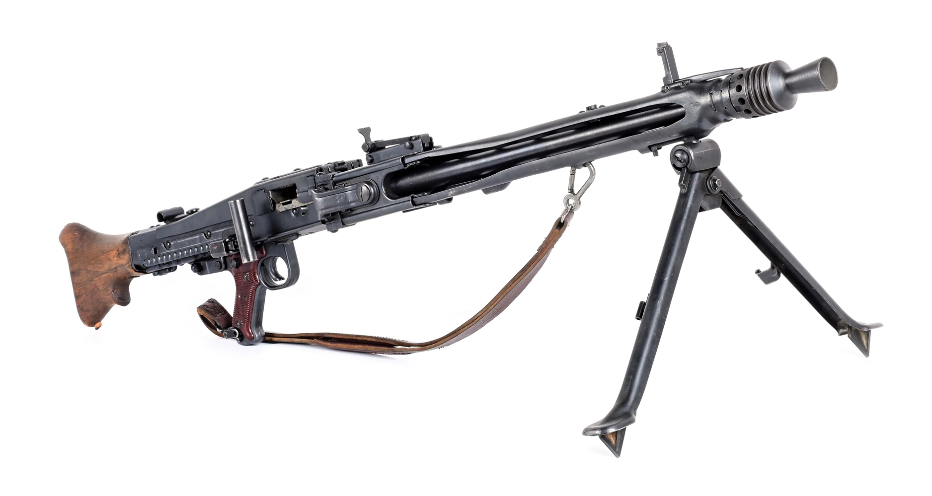 (N) ICONIC GUSTLOFF MANUFACTURED GERMAN WWII MG-42 MACHINE GUN (CURIO AND RELIC).