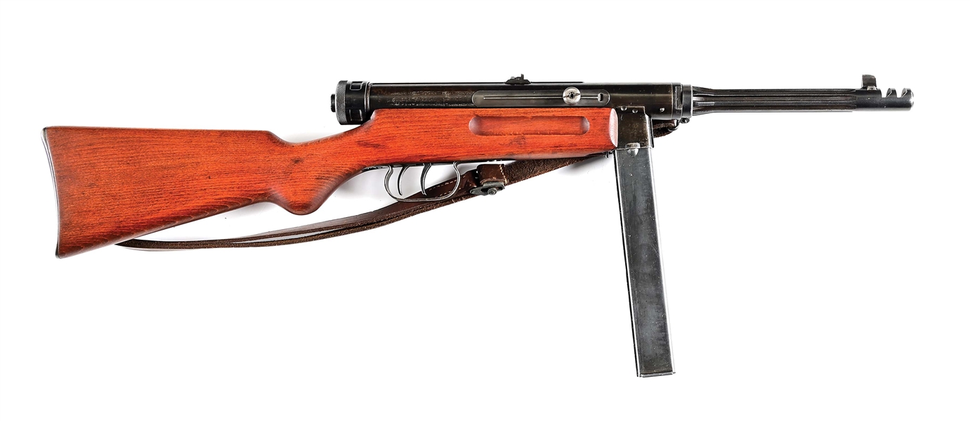 (N) DESIRABLE ITALIAN WORLD WAR II BERETTA MODEL 38/42 SUBMACHINE GUN (CURIO & RELIC).