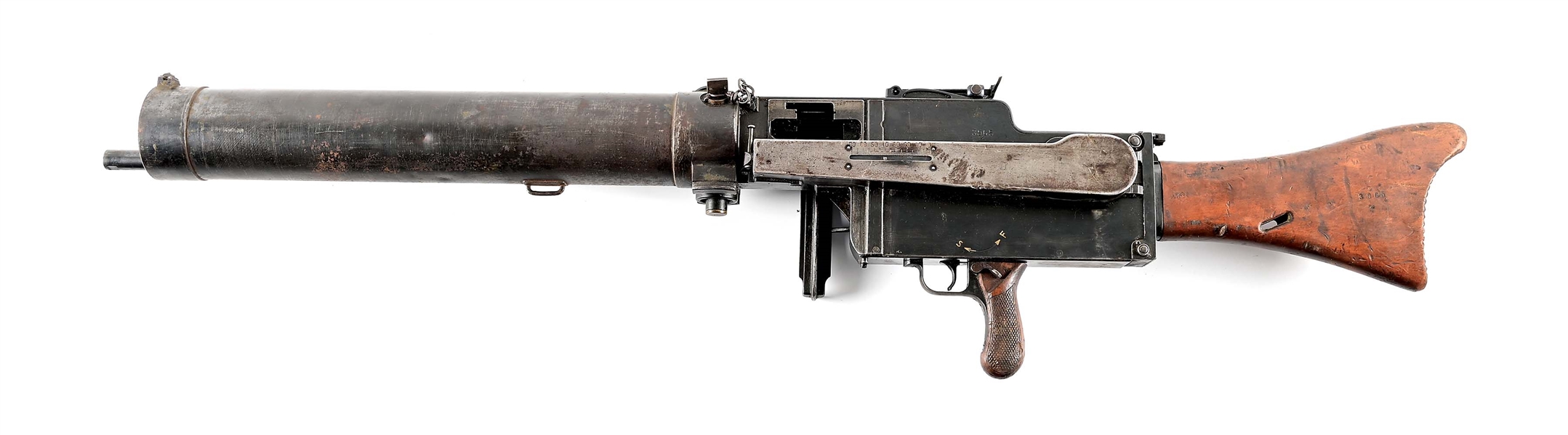WWI SPANDAU MG 08/15 DISPLAY MACHINE GUN.