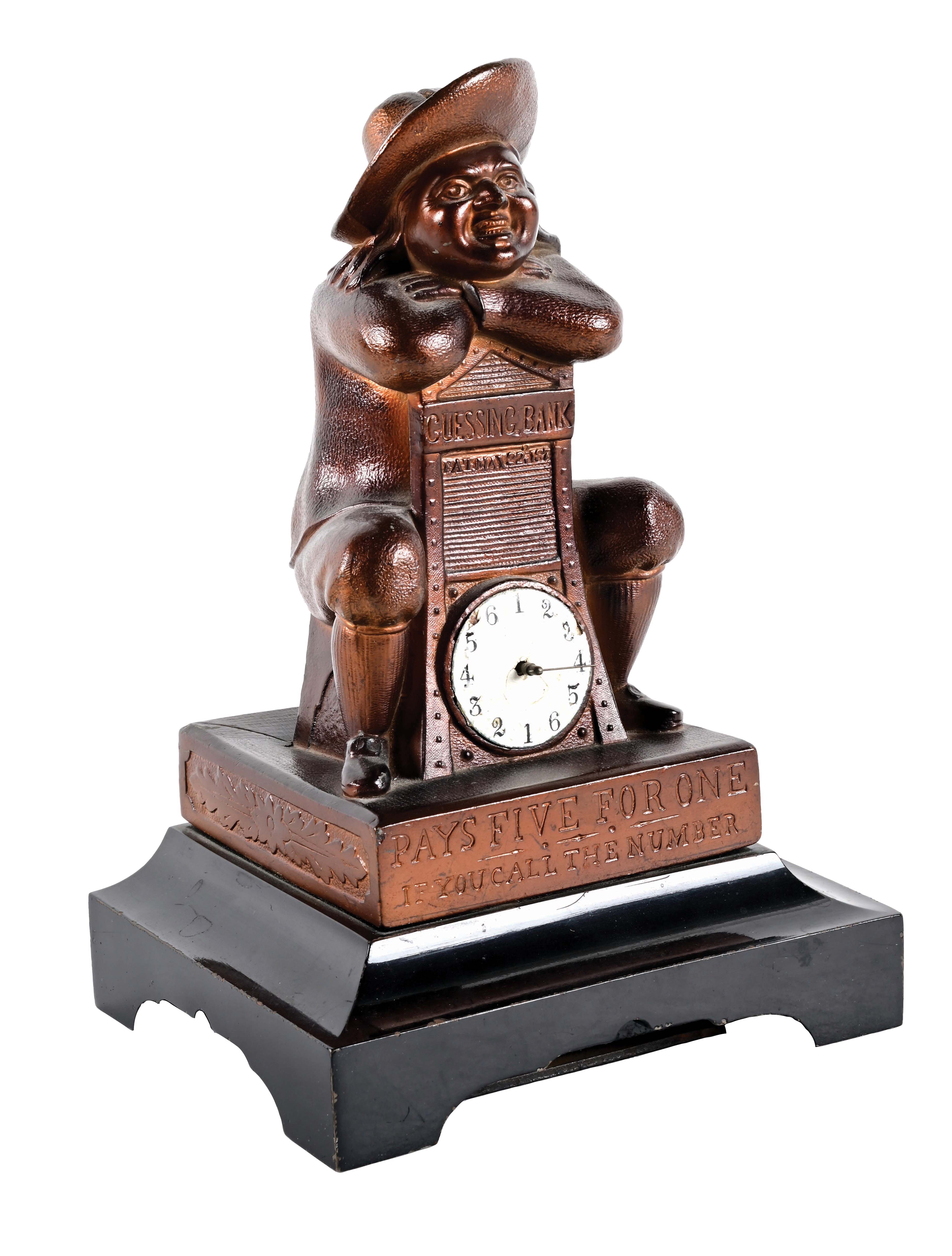 GUESSING BANK AND CLOCK.