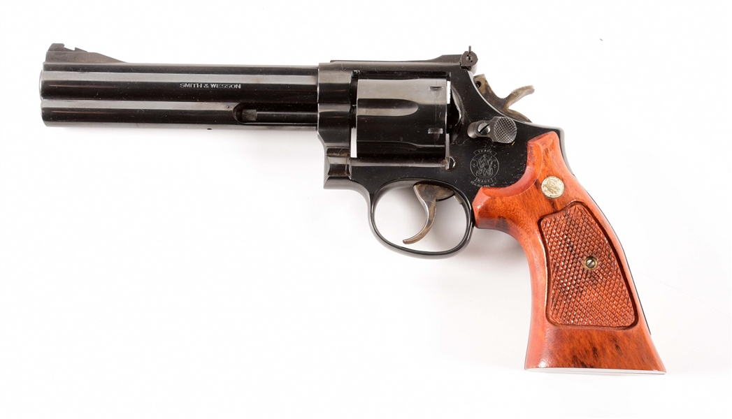 (M) SMITH & WESSON MODEL 586 DOUBLE ACTION REVOLVER.