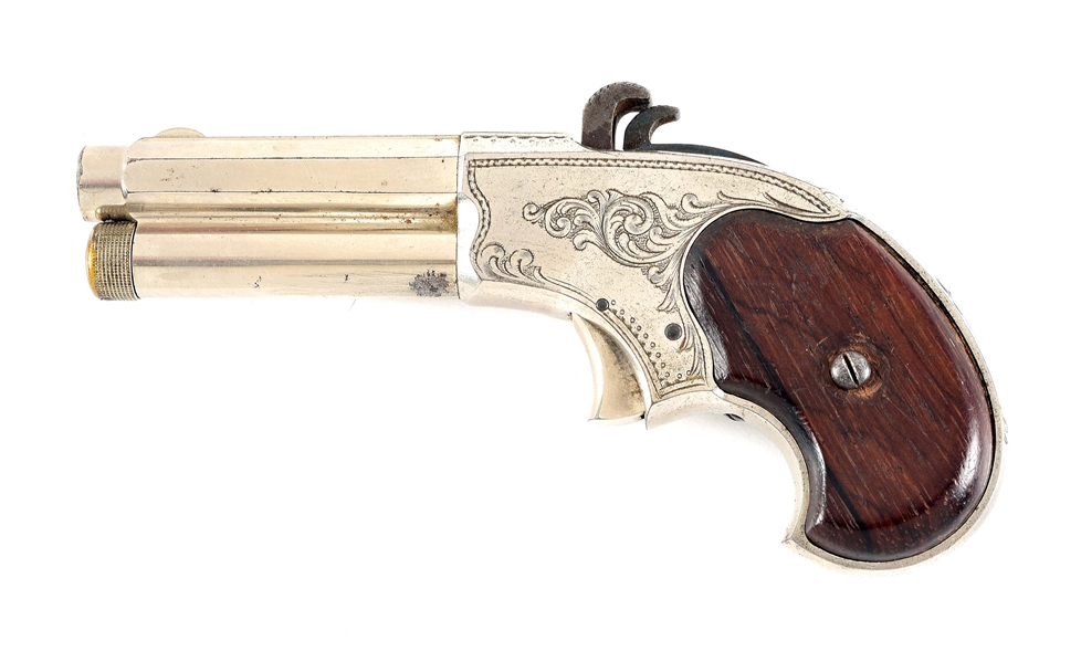 (A) ENGRAVED REMINGTON-RIDER MAGAZINE PISTOL.