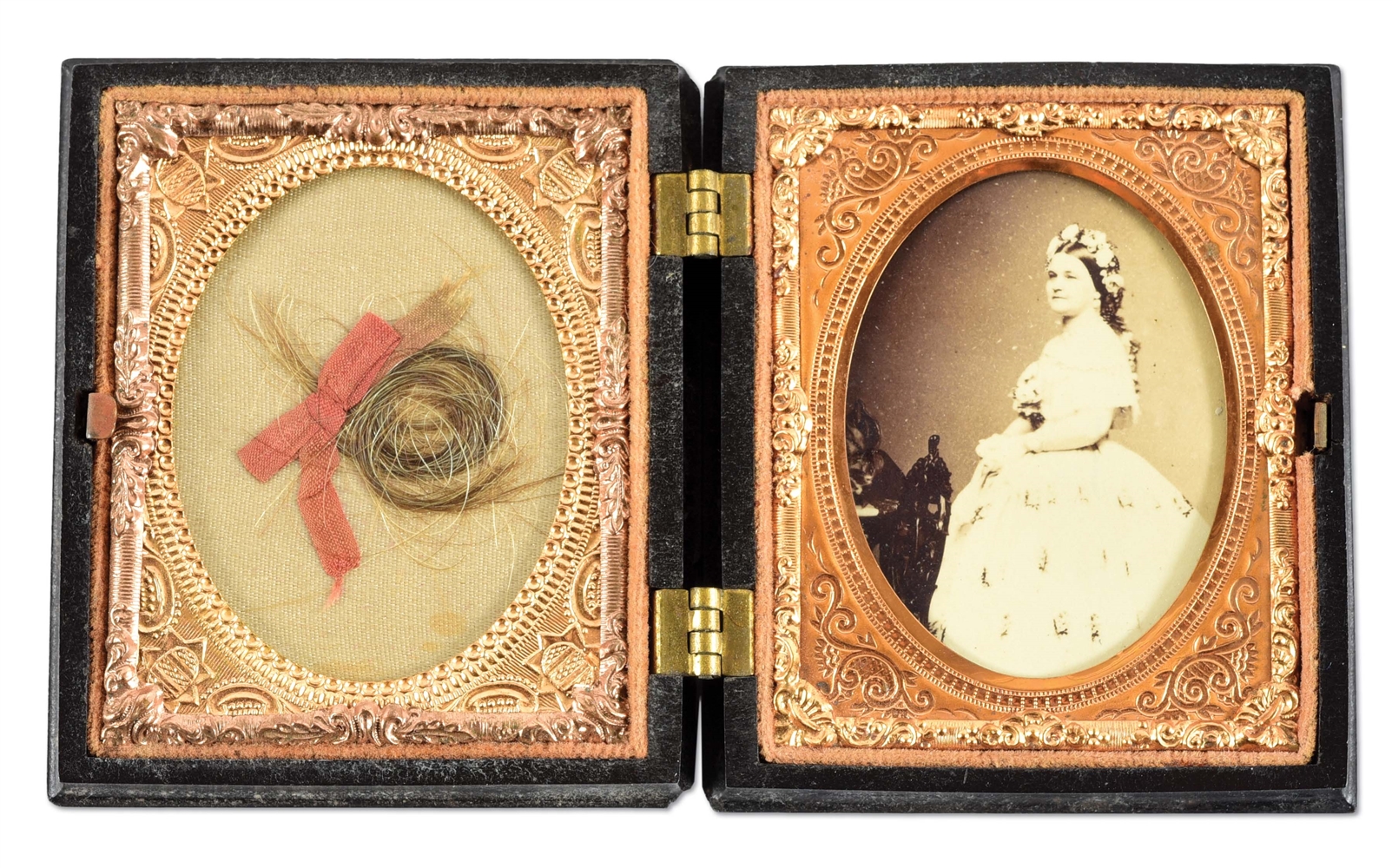 MARY TODD LINCOLN LOCK OF HAIR: EX-LATTIMER COLLECTION