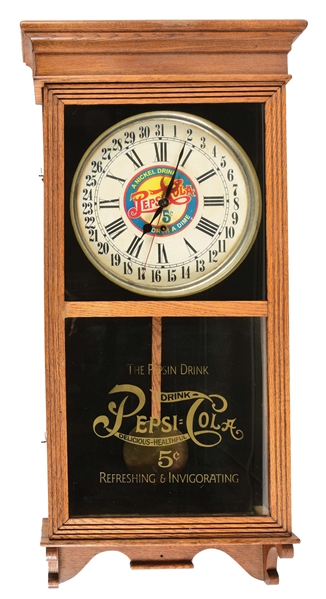 PEPSI-COLA REGULATOR CLOCK.