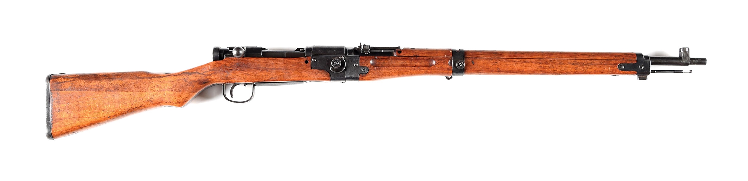 (C) VERY NICE, ALL MATCHING, IMPERIAL JAPANESE NAGOYA ARSENAL TYPE II PARATROOPER BOLT ACTION RIFLE.