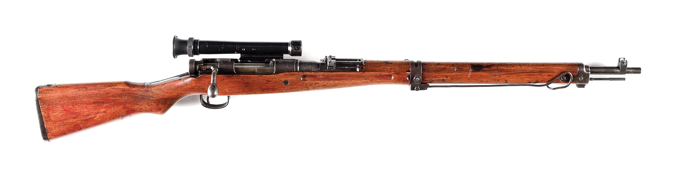 (C) SCARCE & HIGHLY DESIRABLE IMPERIAL JAPANESE NAGOYA ARSENAL TYPE 99 BOLT ACTION SNIPER RIFLE WITH 4X SCOPE.