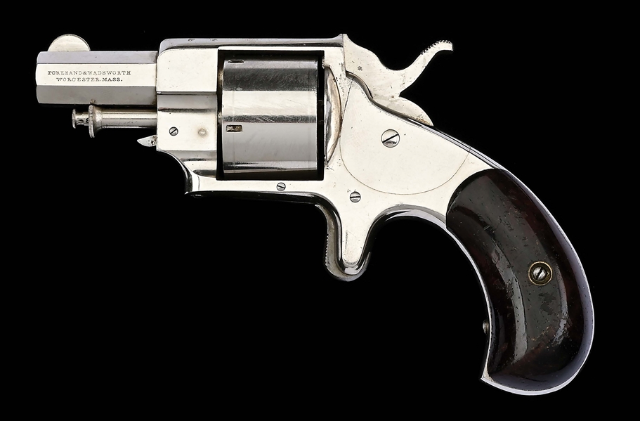 (A) VERY NICE FOREHAND & WADSWORTH "SWAMP ANGEL" SINGLE ACTION REVOLVER.