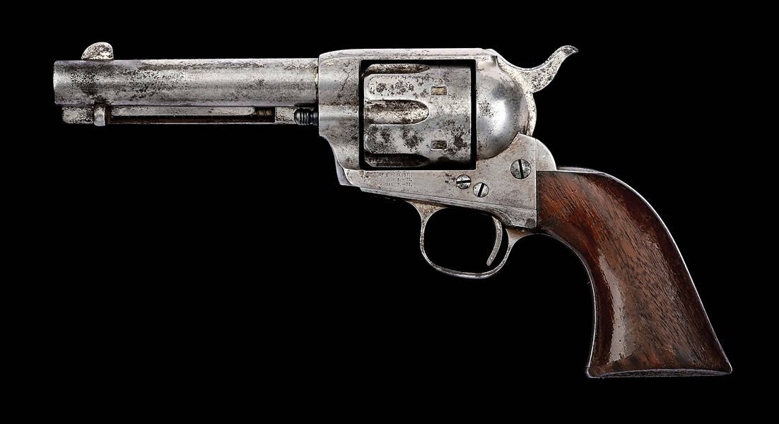(A) COLT SINGLE ACTION ARMY WITH JOHNSON COUNTY WAR PROVENANCE