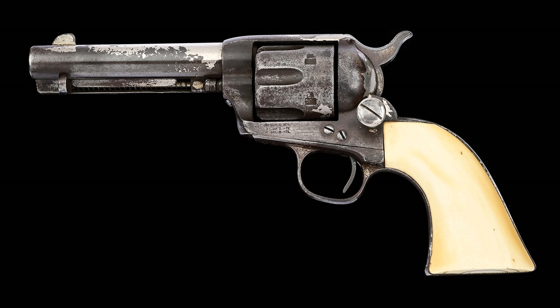 (A) COLT SINGLE ACTION ARMY WITH A SCARCE BRIDGEPORT RIG (1883).