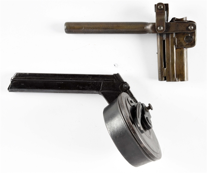 LUGER SNAIL DRUM MAGAZINE WITH ACCESSORIES.