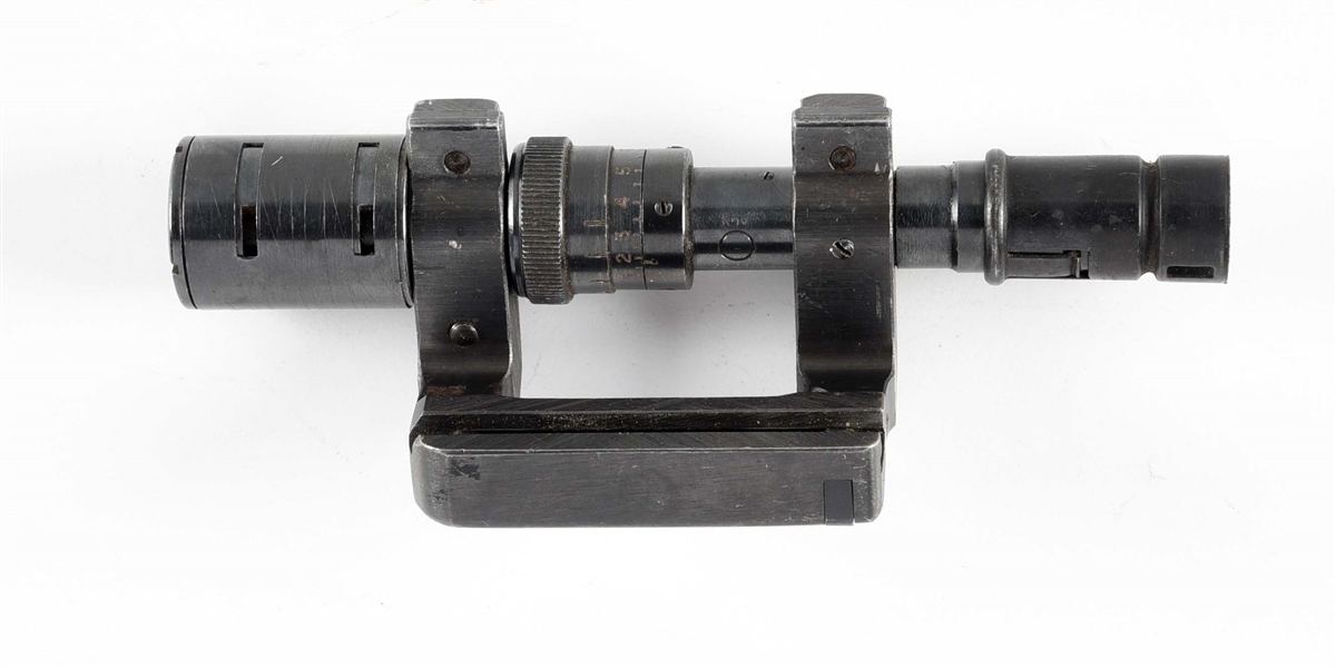 GERMAN WWII ZF41 SCOPE WITH MOUNT FOR K98 MAUSER.