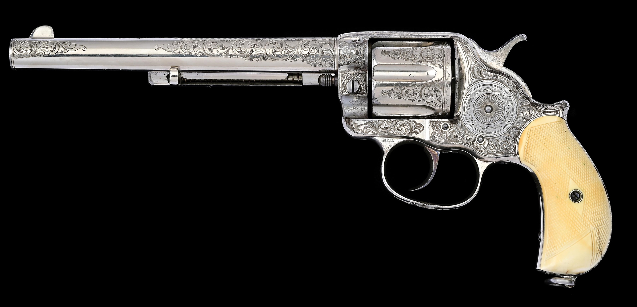 (A) DOCUMENTED FACTORY ENGRAVED COLT MODEL 1878 DOUBLE ACTION REVOLVER.