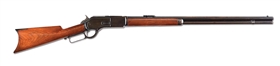 (A) HIGH CONDITION THIRD MODEL WINCHESTER 1876 LEVER ACTION RIFLE.