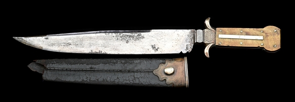 WOLFE & CLARK GOLD RUSH BOWIE KNIFE.