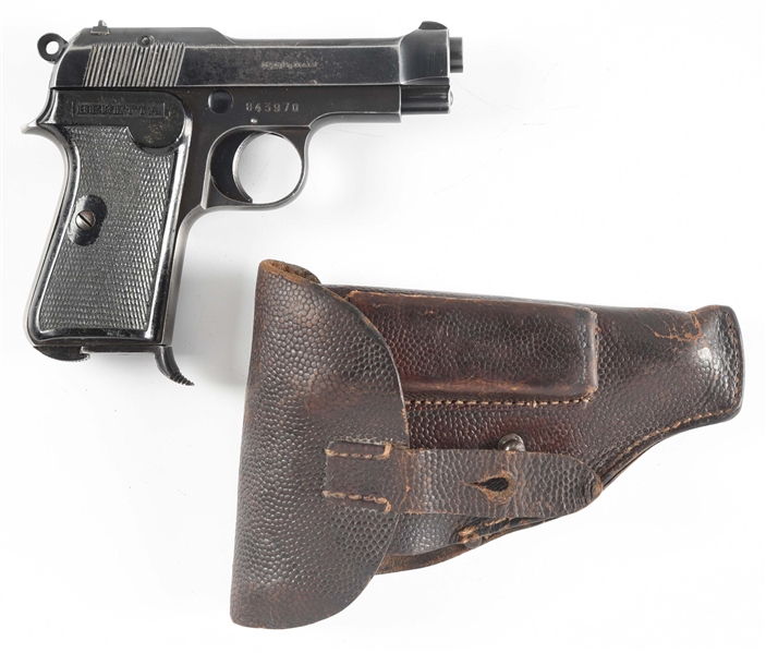 Lot Detail C Beretta Model 1935 Semi Automatic Pistol With Holster 2702