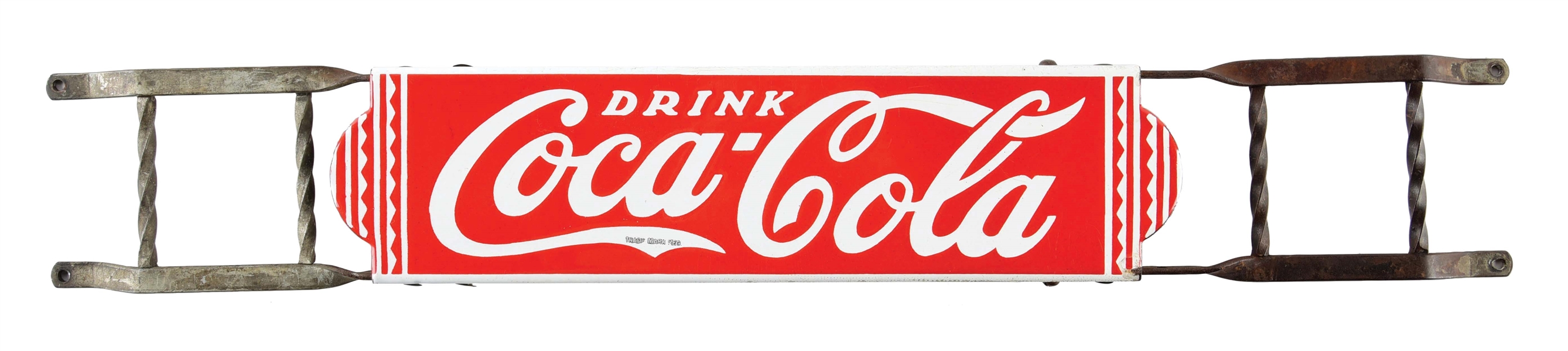 DRINK COCA-COLA PORCELAIN DOOR PUSH.