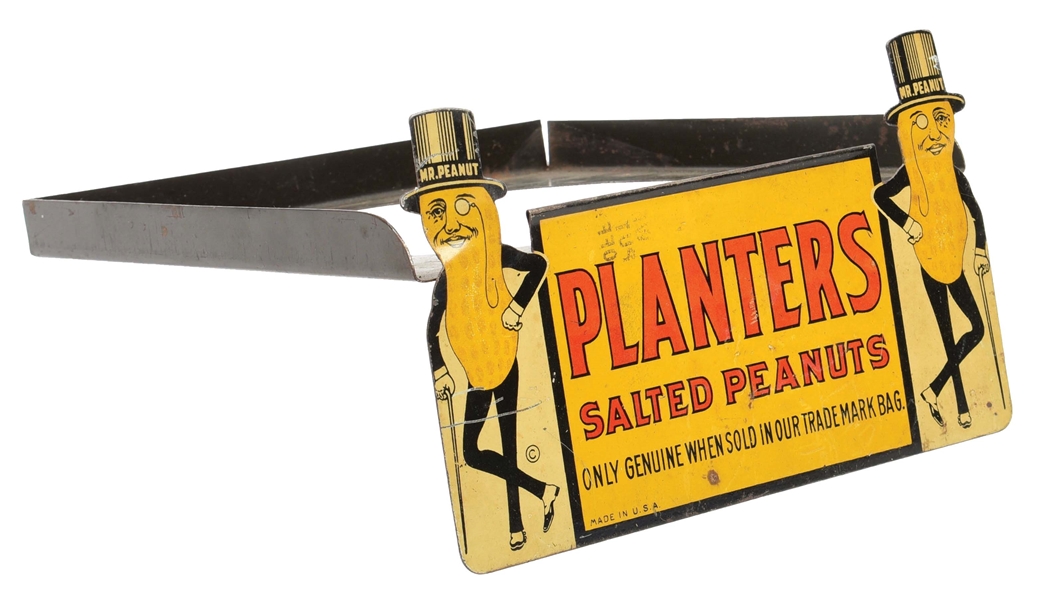 PLANTERS SALTED PEANUTS ONLY GENUINE WHEN SOLD IN OUR TRADE MARK BAG.