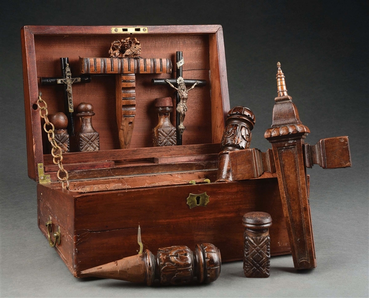 19TH CENTURY EUROPEAN VAMPIRE KIT.