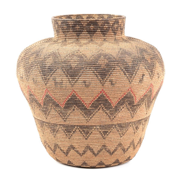 POLYCHROME PICTORIAL WESTERN APACHE OLLA 