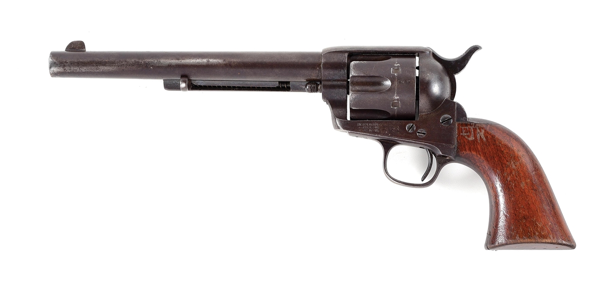 (A) COLT SINGLE ACTION ARMY REVOLVER ATTRIBUTED TO EDWARD J. NORTON, WITH PAPERWORK.