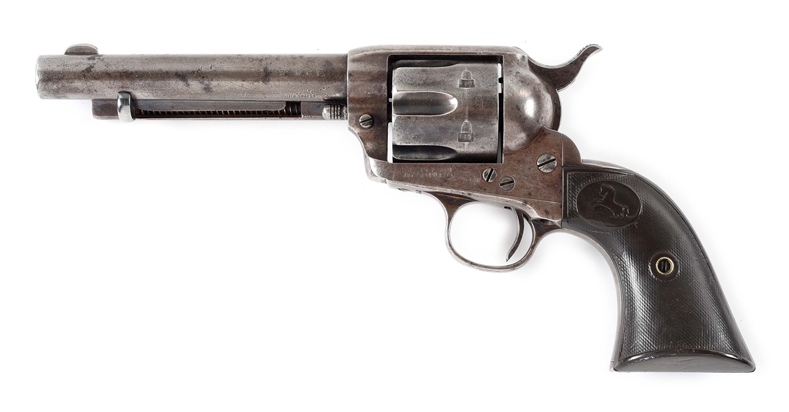 (C) COLT SINGLE ACTION ARMY REVOLVER IN .38-40 (1902).
