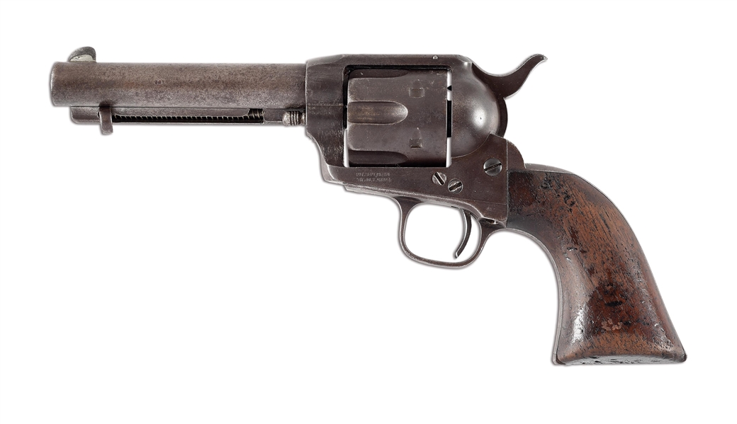 (A) EXCEPTIONALLY SCARCE, FACTORY DOCUMENTED, COLT SINGLE ACTION "BUNTLINE SPECIAL" REVOLVER WITH FACTORY LETTER (1880).