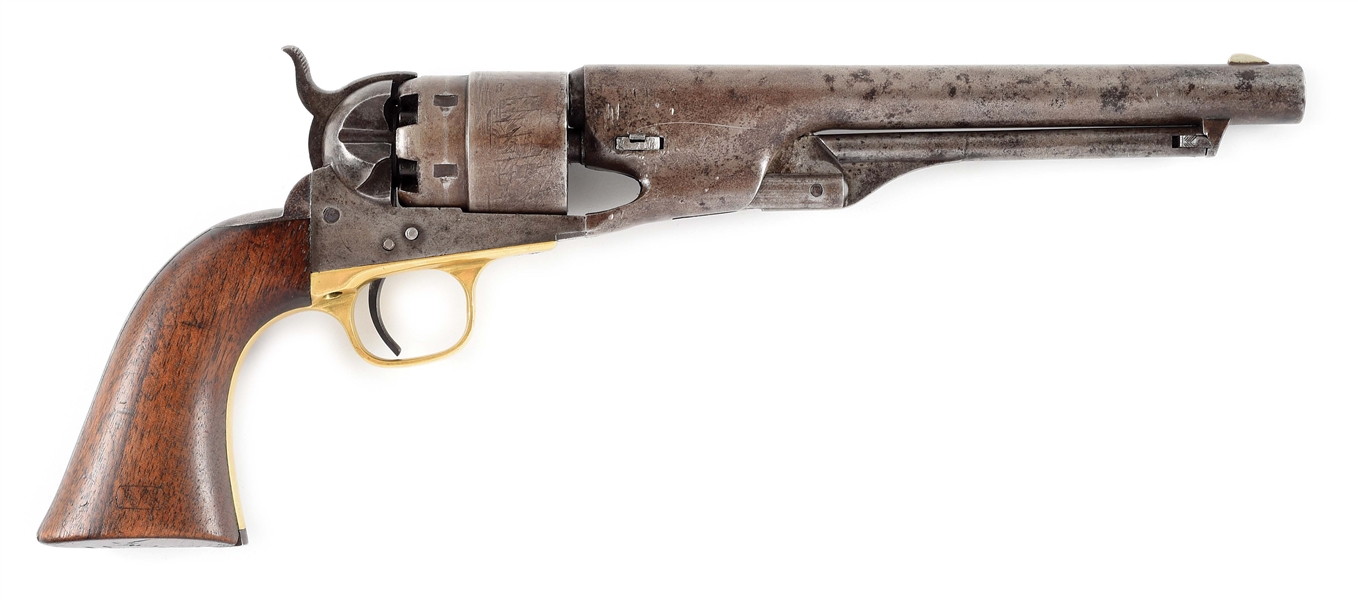 (A) COLT MODEL 1860 ARMY REVOLVER WITH RESEARCH.