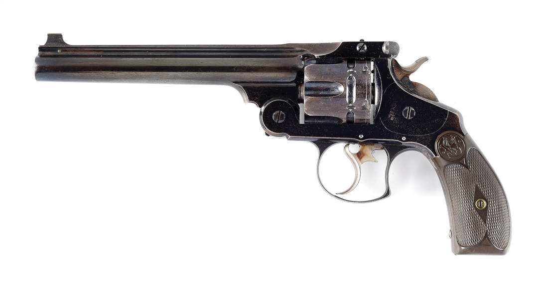 (A) HIGH CONDITION SMITH & WESSON FRONTIER MODEL DOUBLE ACTION REVOLVER.