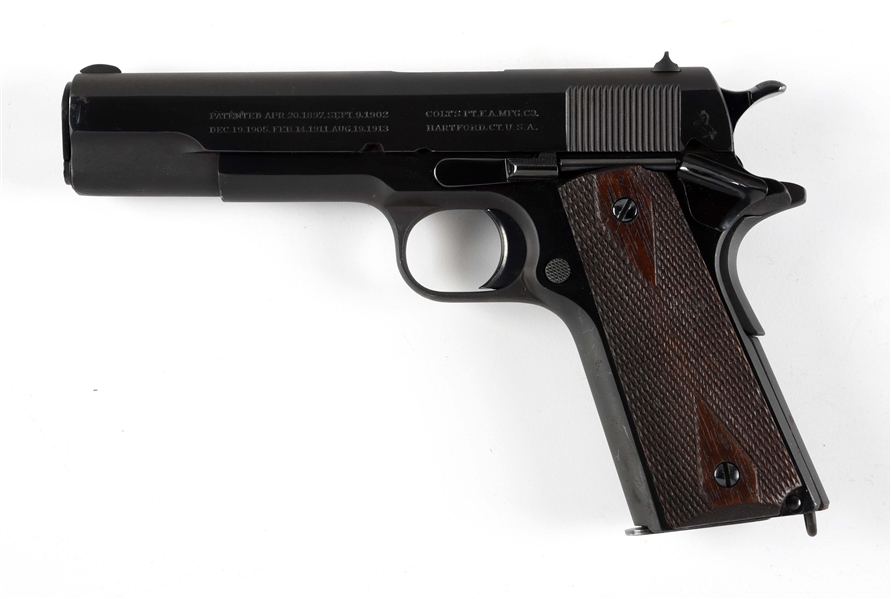 (C) REFINISHED COLT MODEL 1911 SEMI-AUTOMATIC PISTOL.