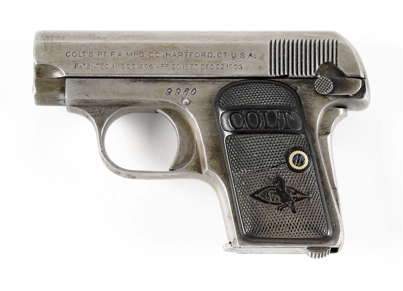 (C) COLT MODEL 1908 VEST POCKET SEMI-AUTOMATIC PISTOL (1909).