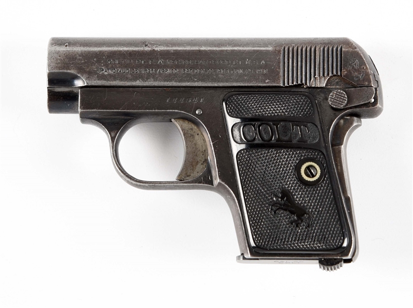 (C) COLT MODEL 1908 VEST POCKET SEMI-AUTOMATIC PISTOL (1916).