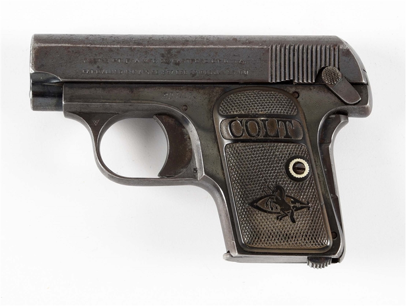 (C) COLT MODEL 1908 VEST POCKET SEMI-AUTOMATIC PISTOL (1912).