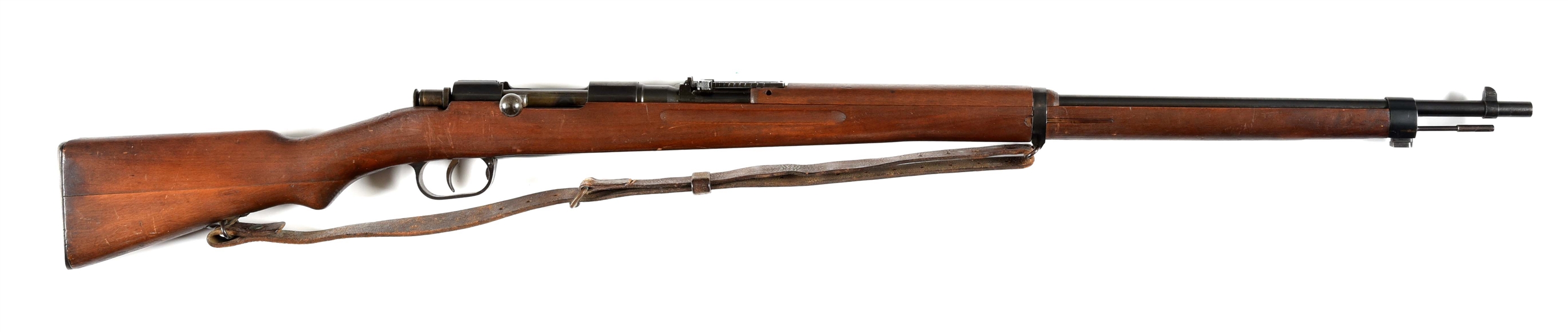 (C) JAPANESE TYPE I CARCANO BOLT ACTION RIFLE.