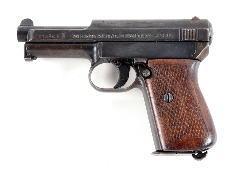 (C) RUSSIAN CAPTURE, EAST GERMAN POLICE PROOFED, MAUSER MODEL 1934 SEMI-AUTOMATIC PISTOL.