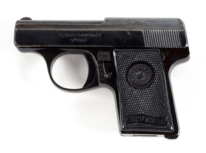 (C) WALTHER MODEL 9 .25 ACP SEMI-AUTOMATIC POCKET PISTOL.