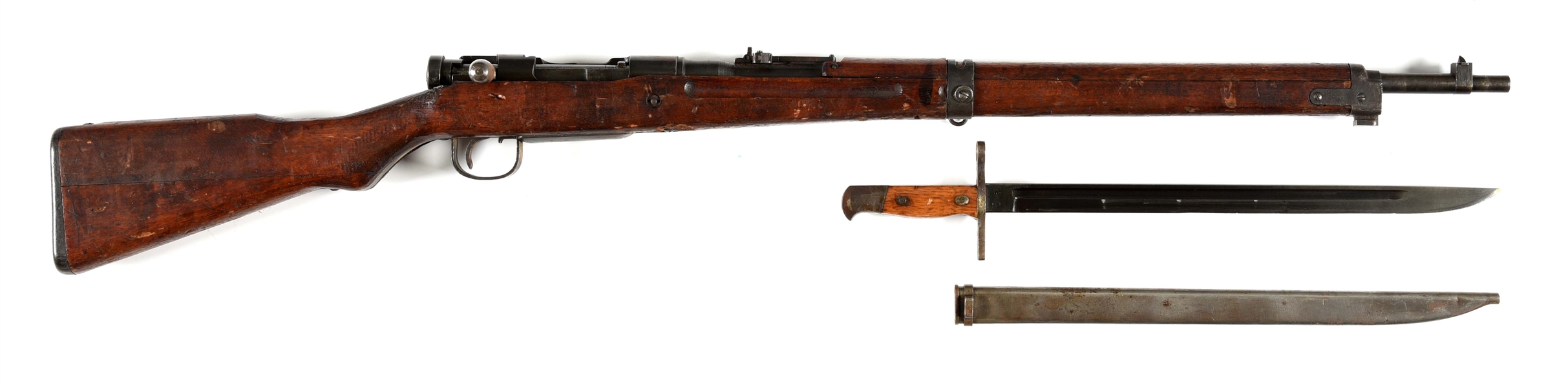 (C) JAPANESE TOKYO JUKI KOGYO TYPE 99 BOLT ACTION RIFLE.