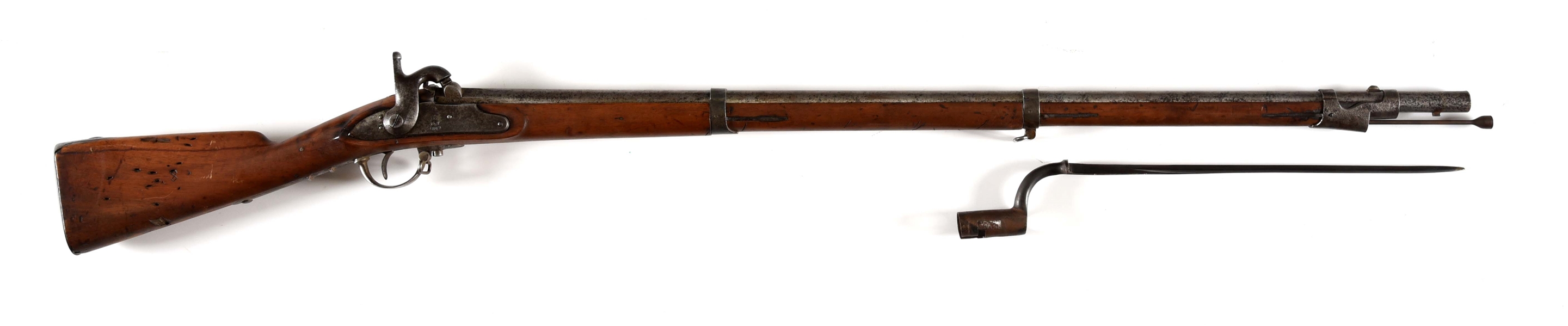 (A) 1862 BELGIAN PERCUSSION RIFLED MUSKET.