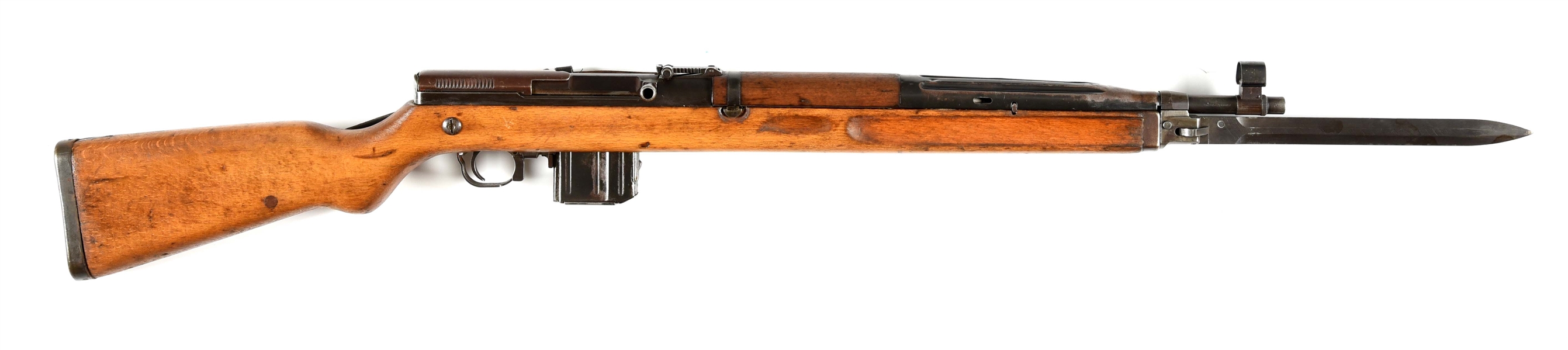 (C) CZECH VZ.52 SEMI-AUTOMATIC RIFLE.