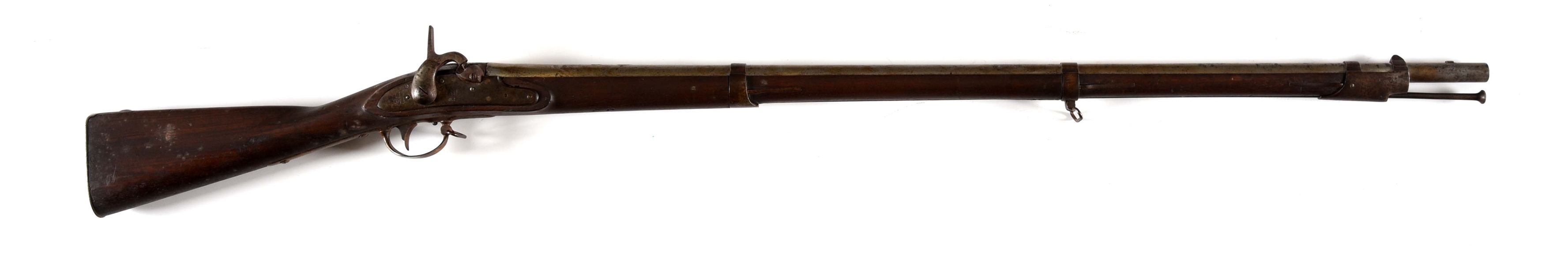 (A) US SPRINGFIELD MODEL 1816 PERCUSSION CONVERSION MUSKET.